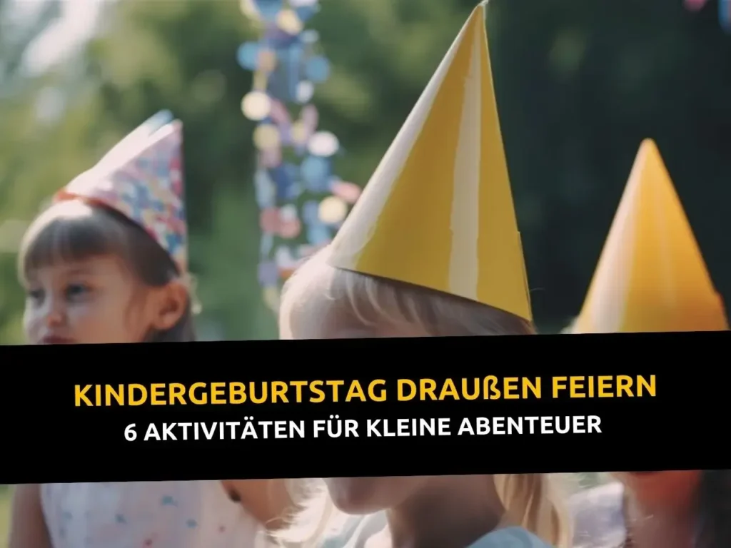 Ideen wie man einen Kindergeburtstag draußen feiern kann