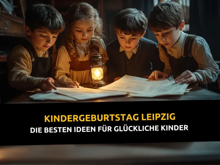Kinder beim Kindergeburtstag in Leipzig im Escape Room