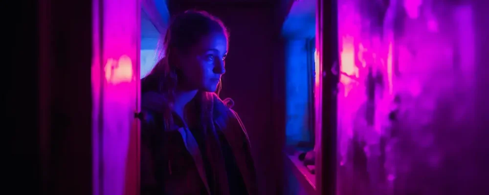 Schwarzlicht in selbstgemachtem Escape Room
