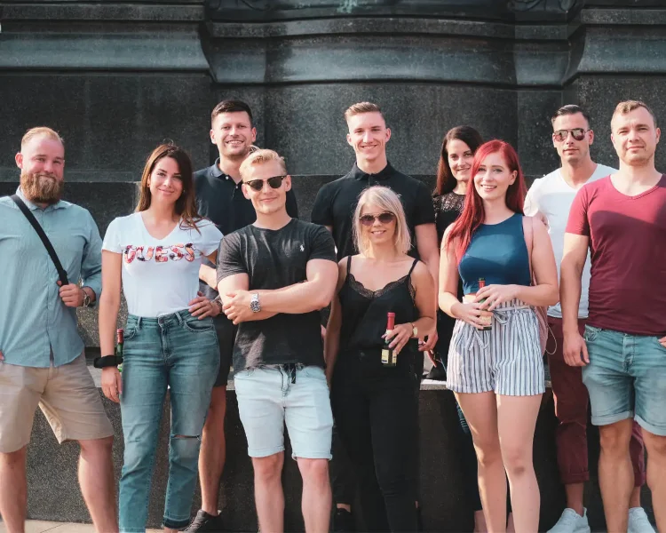 Gruppenfoto von Teamevent bei Epic Escape