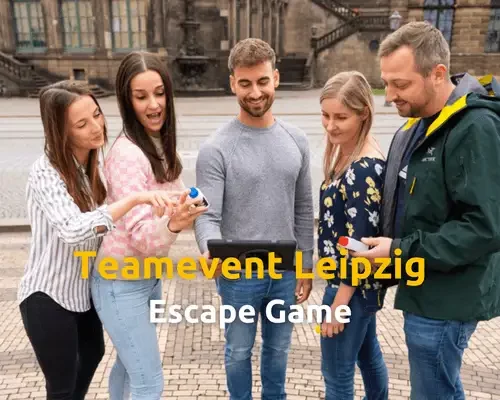 Arbeitskollegen beim Teamevent Leipzig mit Escape Game