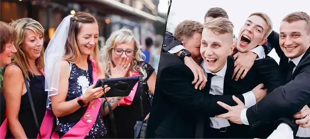 Männer und Frauen beim JGA Leipzig mit Epic Escape